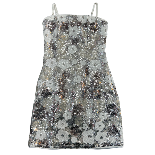 green emerald velvet dress 1960s Christian Dior Sequin Dress – Swank Vintage main image 1